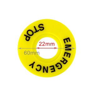 Công Tắc Nút Nhấn Đường Kính Ngoài <span class=keywords><strong>60Mm</strong></span> 22Mm Khung Nhãn Công Tắc Dừng Khẩn Cấp Biển Báo Bằng Nhựa - Product Image 3