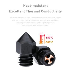 YouQi CHT High Flow Hardened Steel <strong>MK8</strong> Nozzle High Speed Print Head <strong>Extruder</strong> Nozzles for Ender 3 CR10 <strong>3D</strong> <strong>Printer</strong> - Product Image 3