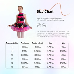 Disfraz de Payaso de Circo para Niñas de 6 a 16 Años, Falda de Ballet para Baile Latino, Vestido para Fiestas Temáticas, Actuaciones en Escenario, Prácticas y Eventos - Product Image 6