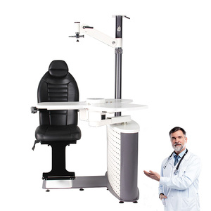 Table d'optométrie combinée IN-450S ICEN avec fauteuil ophtalmique et équipement de phoroptère, garantie 1 an, métal personnalisable - Product Image 2