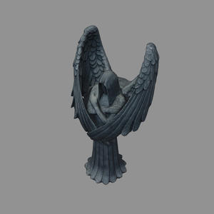 Angelo scuro statua per l'europa e gli stati uniti in resina artigianato per la casa ornamento Desktop bellissimo angelo scultura - Product Image 2