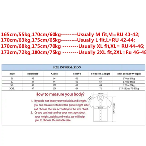 Nouveau pull d'hiver pour homme, coupe ajustée, rayé, tricoté, avec motif, couleur et taille personnalisables, marque OEM - Product Image 6