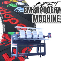 Machine à broder informatisée Holihope 4 têtes 15 aiguilles 1200 tr/min Tajima, fourniture directe d'usine