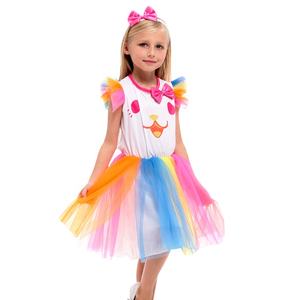 Disfraz de Payaso para <span class=keywords><strong>Carnaval</strong></span> de Halloween, Disfraz de Fiesta de Cosplay, Faldas de Tul para Niñas, Disfraz de Payaso para <span class=keywords><strong>Carnaval</strong></span> de Colonia para Niños - Product Image 6