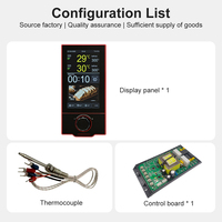 IP68 Resistente al Agua Universal ±1 ° Controlador de Horno con Pantalla Táctil IPS de 7 Pulgadas y Precisión de Temperatura en Grados Celsius para Varios Hornos