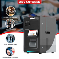 Kiosque de paiement en espèces en libre-service KER, machine de gestion des espèces, terminal de paiement pour les magasins de détail, caisse automatique