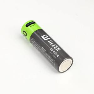 IILEER Vente Chaude 14500 2405mWh 3.7V Batteries Cylindriques Rechargeables USB Lithium-Ion à Décharge à Haut Débit Type C - Product Image 3