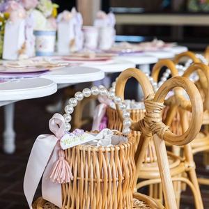 <span class=keywords><strong>Silla</strong></span> Infantil de Mimbre Natural Hecha a Mano, Estilo Moderno, Linda <span class=keywords><strong>Silla</strong></span> de Mimbre con Respaldo de Lazo de Mariposa <span class=keywords><strong>para</strong></span> Niños, <span class=keywords><strong>para</strong></span> Fiestas - Product Image 5