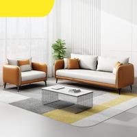Canapés de bureau confortables et luxueux en cuir meubles de salon ensemble de canapés de bureau meubles personnalisables
