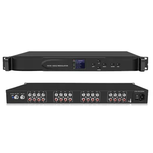 VCR DVD Digital Satellite Receiver to RF Modulator 16 Channels AV Agile Modulator