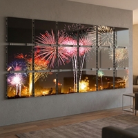 Écran LED P4.81 pour mur vidéo, panneau d'affichage couleur pleine 500x500mm pour intérieur, idéal pour les scènes, événements scolaires