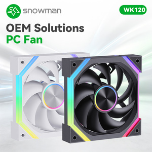Ventilador para Caja de PC SNOWMAN WK120-ARGB-WH de 120 mm, Blanco, ARGB, 76.8CFM, Alto Flujo de Aire, PWM, Rodamiento Hidráulico, 5V, 3 Pines, Sincronización, Venta al Por Mayor - Product Image 2