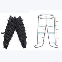 Système de pantalon de compression à 8 chambres rechargeable et portable VU pour la récupération des athlètes, la récupération sportive et le massage des jambes