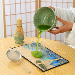 Venta caliente Matcha Set Batidor de huevos de bambú Matcha Bowl Cuchara Bambú Cerámica Tea <span class=keywords><strong>Bay</strong></span> Japón Essential Matcha Set - Product Image 3
