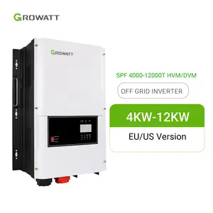 태양광 인버터 그로와트 Spf 4000-12000t Dvm-mpv 4kw 5kw 6kw 10kw 12kw 저주파 인버터 120/240vac 분할 위상 출력