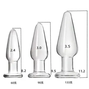 Juguetes Anales de Vidrio Luminoso en 3 Tamaños para Adultos - Product Image 4