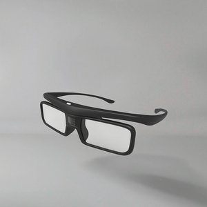 Shopify <span class=keywords><strong>Agent</strong></span> <span class=keywords><strong>de</strong></span> livraison directe Lunettes 3D modernes noires actives pour la maison Lunettes ABS DLP Obturateur Lunettes 3D - Product Image 2