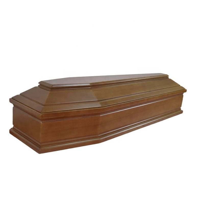 Good Price Solid Paulownia Wooden Coffin for Adult