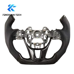 Volante de Fibra de Carbono y Cuero con Base Plana Forjado a Medida para <span class=keywords><strong>Mazda</strong></span> 3 6 CX3 CX5 CX4 CX8 CX9 MX5 CX-<span class=keywords><strong>5</strong></span> <span class=keywords><strong>MX</strong></span>-<span class=keywords><strong>5</strong></span> BP BM KE 2014 2021 - Product Image 6