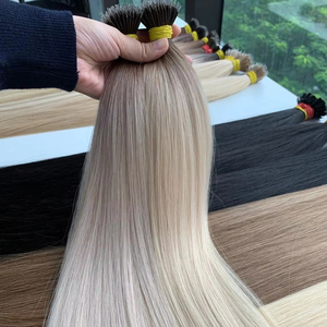 Productos de tendencia Queratina Micro Tip Raw Piano vietnamita Balayage Colores de moda Fábrica Precio para extensiones de cabello - Product Image 5