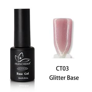 OEM Private Label 12ml Vernis à Ongles Gel Base en Caoutchouc Naturel Modèle Oeil de Chat Certifié MSDS Semi-Permanent DIY Art Décoration Gratuit - Product Image 2