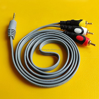 Câble audio HIFI pour casque Choseal Medusa Nbs Professional 3RCA vers prise jack 3,5 mm OFC pour voiture, câble auxiliaire avec mini connecteur TRS de remplacement