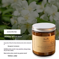 Tablettes de cire parfumée en verre à la cire de soja pour le commerce extérieur, parfum Carillon Bleu des Fêtes, en boîte cadeau cylindrique, souvenir d'anniversaire