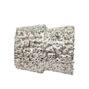 Manik-manik gergaji kawat kerucut ganda vacuum diamond brazed untuk memotong produsen travertine marmer