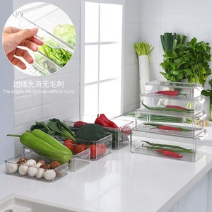 4Pack chiaro impilabile cibo <span class=keywords><strong>frigo</strong></span> <span class=keywords><strong>Set</strong></span> <span class=keywords><strong>Organizer</strong></span> con maniglia - Product Image 6
