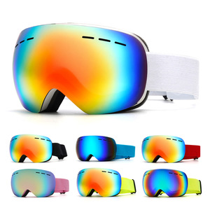 Outdoor Large Spherical Ski <strong>Glasses</strong> Double Anti-Fog Large <strong>Field</strong> UV400 Goggles for Men and Women Sports Ski Goggles Equipment - Product Image 3