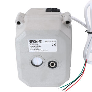 صمام كروي كهربائي تونهفلو A150 CR301 بجهد 12 فولت تيار مستمر مع محرك وثلاثة أسلاك وغلاف أسود 9*9.7 - Product Image 2