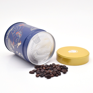 Tùy Chỉnh Cấp Thực Phẩm Rỗng Sang Trọng Trang Trí Trà Tin Gia Vị Cà Phê Trà Hộp Thiếc Bao Bì Kín Màu Đen Vòng Lỏng Trà Tin - Product Image 4