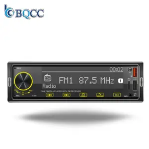 BQCC 1din 2.5D pantalla táctil REPRODUCTOR DE MP3 para coche Autoradio BT 12V en el tablero DAB FM receptor SD USB BT MP3 Radio asistente de voz AUX - Product Image 1