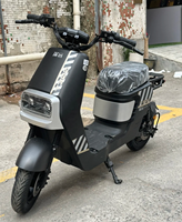 Motocicleta Eléctrica de Carga E-moto de 14 Pulgadas, 1200W, 60V, para Entregas, Alta Capacidad de Carga, Marco de Triple Tubo, Freno de Disco, Suspensión Ajustable