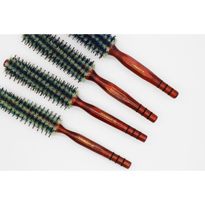 <b>Round</b> <b>Brush</b> Boar Bristle Large Hair Styling <b>Brush</b> For Home Use - Product Image 3