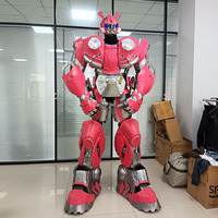 Kostum Robot LED Berkualitas Tinggi Buatan Pabrik Terlaris untuk Permainan Peran Karnaval dan Perlengkapan Pertunjukan Pesta