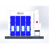 Fabricant direct de cabines de peinture pour camions de grande taille, cabines de peinture polyvalentes et grandes cabines de pulvérisation chauffées au diesel
