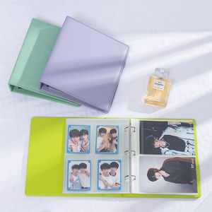 <span class=keywords><strong>Album</strong></span> <span class=keywords><strong>photo</strong></span> A5 multicolore en cuir PU et PP avec 3 anneaux et clip en <span class=keywords><strong>D</strong></span> pour toutes les pages intérieures au format A5 Logo imprimé au design coloré - Product Image 6