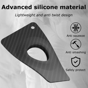 TITUO Custom Ultra Slim TPU <span class=keywords><strong>Air</strong></span> <span class=keywords><strong>Tag</strong></span> Case para hombres y mujeres Cute Wallet Holder para teléfonos móviles - Product Image 6