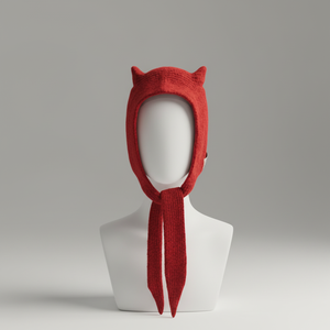 <span class=keywords><strong>Bonnet</strong></span> Cache-oreilles Intégré en Tricot <span class=keywords><strong>avec</strong></span> Oreilles de Chat Mignonnes pour <span class=keywords><strong>Femme</strong></span>, Style Coréen, <span class=keywords><strong>Bonnet</strong></span> à Capuche Pull-over, Protection Chaude des Oreilles pour l'Hiver en Extérieur - Product Image 2