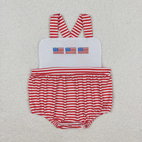 Ropa Infantil para el Día de la Independencia, 4 de Julio, Estampado de Bandera Americana, Conjuntos Casuales de Verano para Bebés, Niñas y Niños