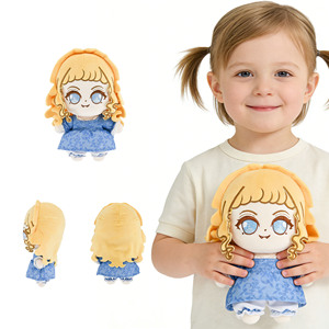 Muñeco <span class=keywords><strong>de</strong></span> Peluche Personalizado <span class=keywords><strong>de</strong></span> Alta Calidad con Bordado <span class=keywords><strong>de</strong></span> <span class=keywords><strong>Personajes</strong></span> Originales, Muñeca <span class=keywords><strong>de</strong></span> 20 cm con Cabello Rubio y Función <span class=keywords><strong>de</strong></span> Compañía - Product Image 2