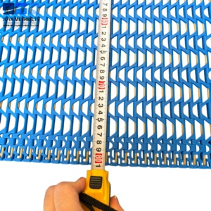 Hochfestes Lebensmittelechtes PP Modulares Kunststoff-Netzförderband Leicht zu Reinigendes Förderband für Berliner Backproduktionslinie - Product Image 2