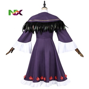 Disfraz <span class=keywords><strong>de</strong></span> Cosplay <span class=keywords><strong>de</strong></span> Puella Magi <span class=keywords><strong>Madoka</strong></span> Magica, Homura Akemi, Chica Mágica, Atuendo <span class=keywords><strong>de</strong></span> <span class=keywords><strong>Anime</strong></span> 2D para Mujer - Product Image 2