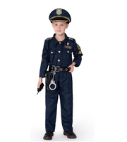 Costume de Carrière pour Enfants : Tenue Professionnelle de Bureau, Uniforme Senior Bleu avec Accessoires pour Garçons et Filles