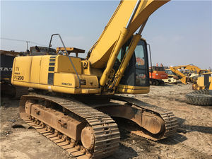 Excavatrice KOMATSU PC200 PC220 PC300 PC450 d'occasion, pelle d'occasion, bon état, excavatrice sur chenilles d'occasion du Japon à vendre - Product Image 4