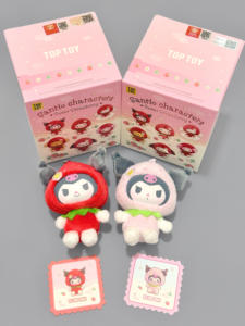 Caja de 4 unidades al por mayor de <span class=keywords><strong>Anime</strong></span> TOP TOY, Serie Fresa Dulce de Personajes Sanrio, Caja Sorpresa de Peluches Coleccionables para Regalo - Product Image 4