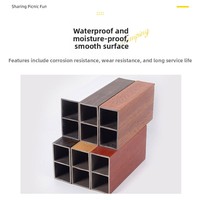 Panneaux de cloison carrés modernes en bois écologique de qualité industrielle, faux poutres pour entrée, mur de fond et plafond de couloir