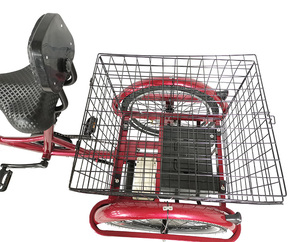 Triciclo Cargo Familiare di Alta Qualità, <span class=keywords><strong>Bicicletta</strong></span> Elettrica a <span class=keywords><strong>Tre</strong></span> <span class=keywords><strong>Ruote</strong></span> da 350W per Adulti - Product Image 6