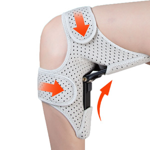 Attelles de genou réglables pour le sport, protection des articulations, squat, alpinisme, exercice, <span class=keywords><strong>compression</strong></span>, genouillère ouverte pour la rotule - Product Image 2